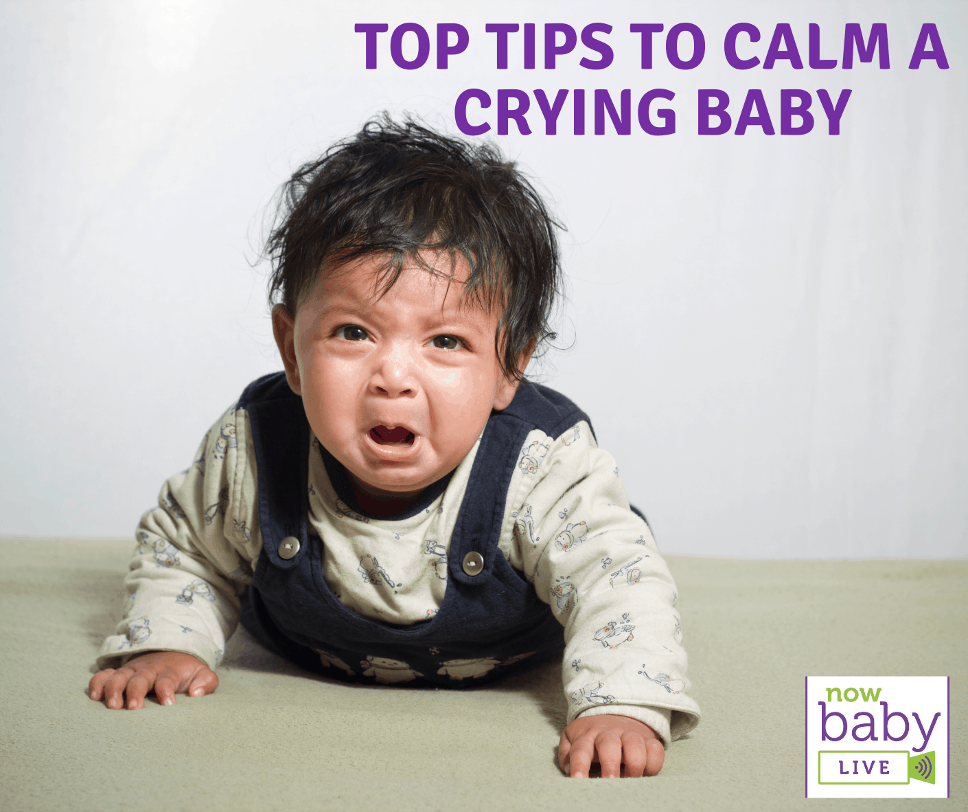Top tips to calm a crying baby